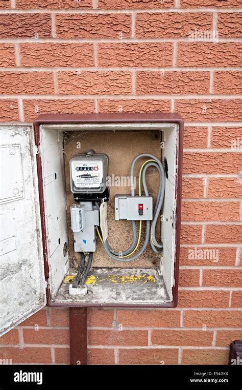 electrical meter box and feeder box|electricity meter box outside house.